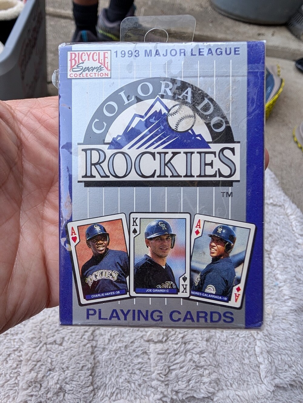 NEW Vintage 1993 Colorado Rockies Playing Cards